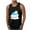 Black, variant on ZCFZJW Men’s Workout Tank Top Cute Summer Tropical Palm Tree Print Performance Gym Bodybuilding Athletic Sleeveless T Shirts White M