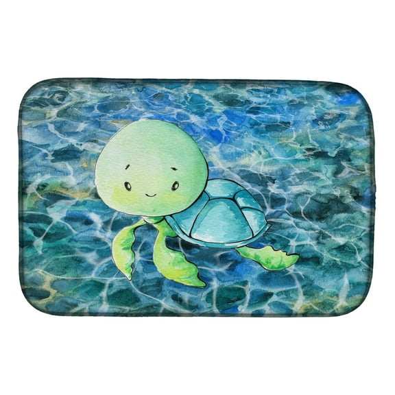 Sea Turtle Dish Drying Mat