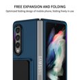 thumbnail image 3 of Nalacover for Samsung Galaxy Z Fold 3 5G, Folding of Three-Dimensional Support Kickstand Hard PC Back Shockproof Bumper Protective Luxury Silicone Phone Cover For Samsung Galaxy Z Fold 3 5G, Darkblue, 3 of 10