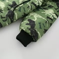 thumbnail image 5 of Kiijoy Little Boys Camo Puffer Parka Winter Coat Long Hooded Jacket Kids Warm Outerwear, 5 of 6