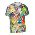 thumbnail image 4 of The Cuphead Show Shirt 3d Printed T Shirt Crewneck Short Sleeve Top Tees For Mens, 4 of 6