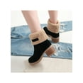 thumbnail image 7 of Gomelly Women's Winter Snow Boots Suede Chunky Block Heels Warm Fuax Mid-Calf Ankle Booties, 7 of 7