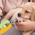 thumbnail image 5 of Cortaúñas para perros y gatos | Diseño de mango de cola de pez | Hoja en forma de media luna | Tope de seguridad ajustable | Empuñadura suave antideslizante | Herramienta de corte manual |, 5 of 5