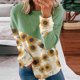 thumbnail image 1 of Puntoco moda mujer cuello redondo manga larga camiseta otoño estampado blusa suelta tops Puntoco Puntoco-4385, 1 of 9