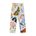 thumbnail image 5 of Daiia Insects and Flowers Men's Sleep Pant with Pockets and Drawstring,Pajama Pants-Medium, 5 of 9