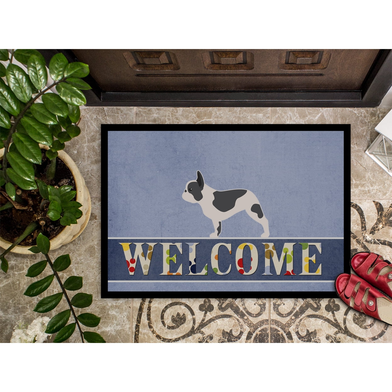 French Bulldog Welcome Door Mat