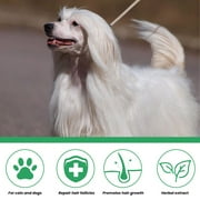 Dog Skin and Coat Health Supplements Liquid Spary Pet Hair Loss Treatments Helps Hair Loss Regrowth Works for Dogs Cats