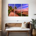 thumbnail image 3 of Elephant Stock La Digue Sundown Wall Art - Horizontal Multi Panel Canvas - Living Room Wall Decor - Beach Multi Panel - Beige And Green Decor - 45" x 28", 3 of 8