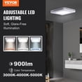 thumbnail image 2 of VEVOR Bathroom Exhaust Fan, 80 CFM High-Efficiency Ventilation, 1.5sones Low Noise Operation All-Copper Motor, Energy-Saving Bathroom Ceiling Fan, No Need For Attic Access, For Various Ceilings, 2 of 9