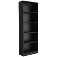 thumbnail image 2 of Walmart Exclusive Black 4 Shelf Bookcase, Multi-Tier Storage Organizer for Home & Office, 2 of 5