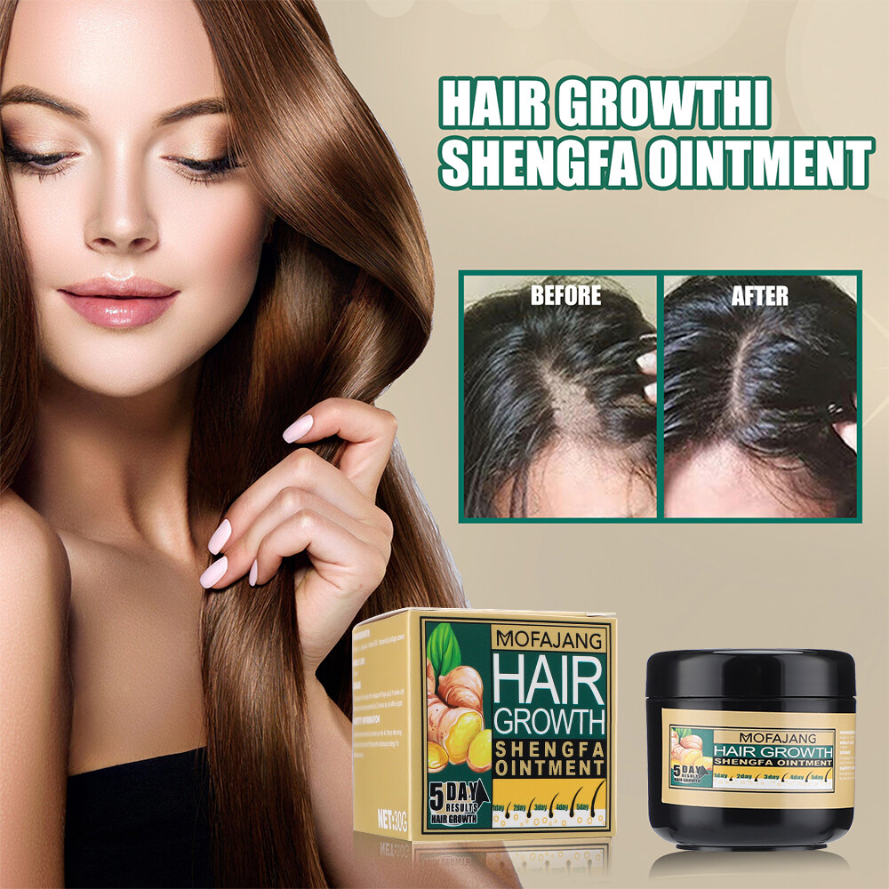 Ginger Hair Growth Ointment Hair Regrowth Serum Moisturizing Scalp