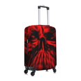 thumbnail image 6 of Cauagu The Red Head Skull Print Travel Luggage Cover,Travel Dust-proof Suitcase Cover Softside Suitcase Protector for 18-32inch,Not Included Suitcase, 6 of 8