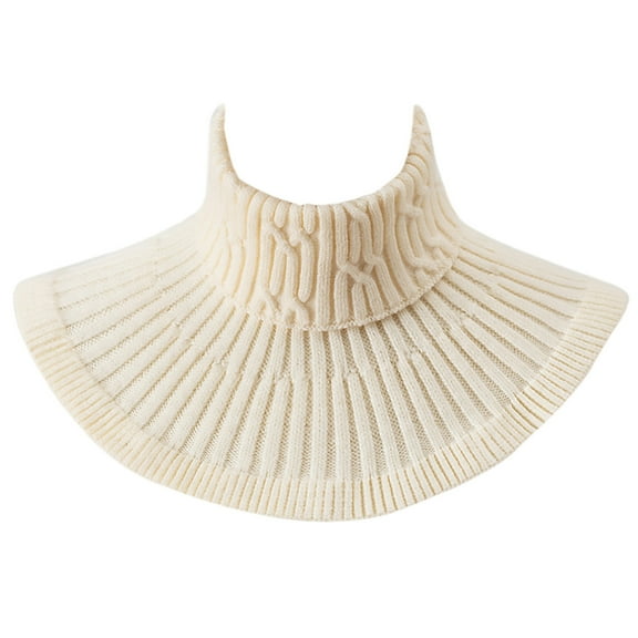 Yauxim Scarf Scarf Collar For Women Winter False Collar Scarfs for Women Neck Wrap Men Women Turtleneck Collar Scarf Knitted Elastic