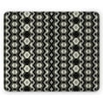 thumbnail image 1 of Geometric Mouse Pad, Aztec Tribal Folk Zigzags Chevron Traditional Bohemian, Rectangle Non-Slip Rubber Mousepad, Charcoal Grey Black, by Ambesonne, 1 of 2
