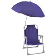 thumbnail image 1 of Chaise Parapluie Premium pour Bébé Plage - Violet, 1 of 1