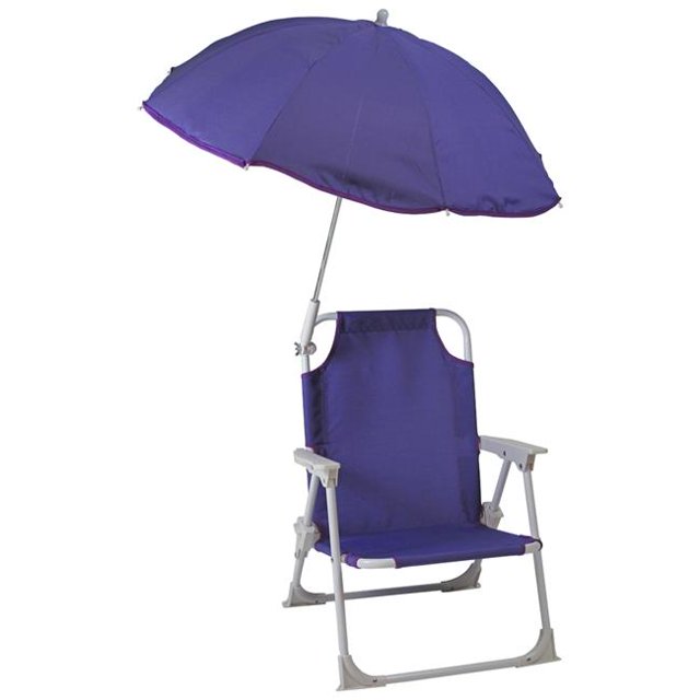 Chaise Parapluie Premium pour Bébé Plage - Violet
