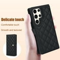 thumbnail image 3 of Case Wallet for Samsung Galaxy S22 Ultra, [Wristlet & Crossbody Strap] RFID Blocking 5 Card Slots Stand [Shockproof TPU Shell] PU Leather Magnetic Flip Cover Compatible with S22 Ultra, Black, 3 of 9