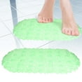 thumbnail image 4 of Bathroom Non Slip Bathtub Floor Shower Mat Carpet Doormat with Rubber Suction Cup (Green), 4 of 8