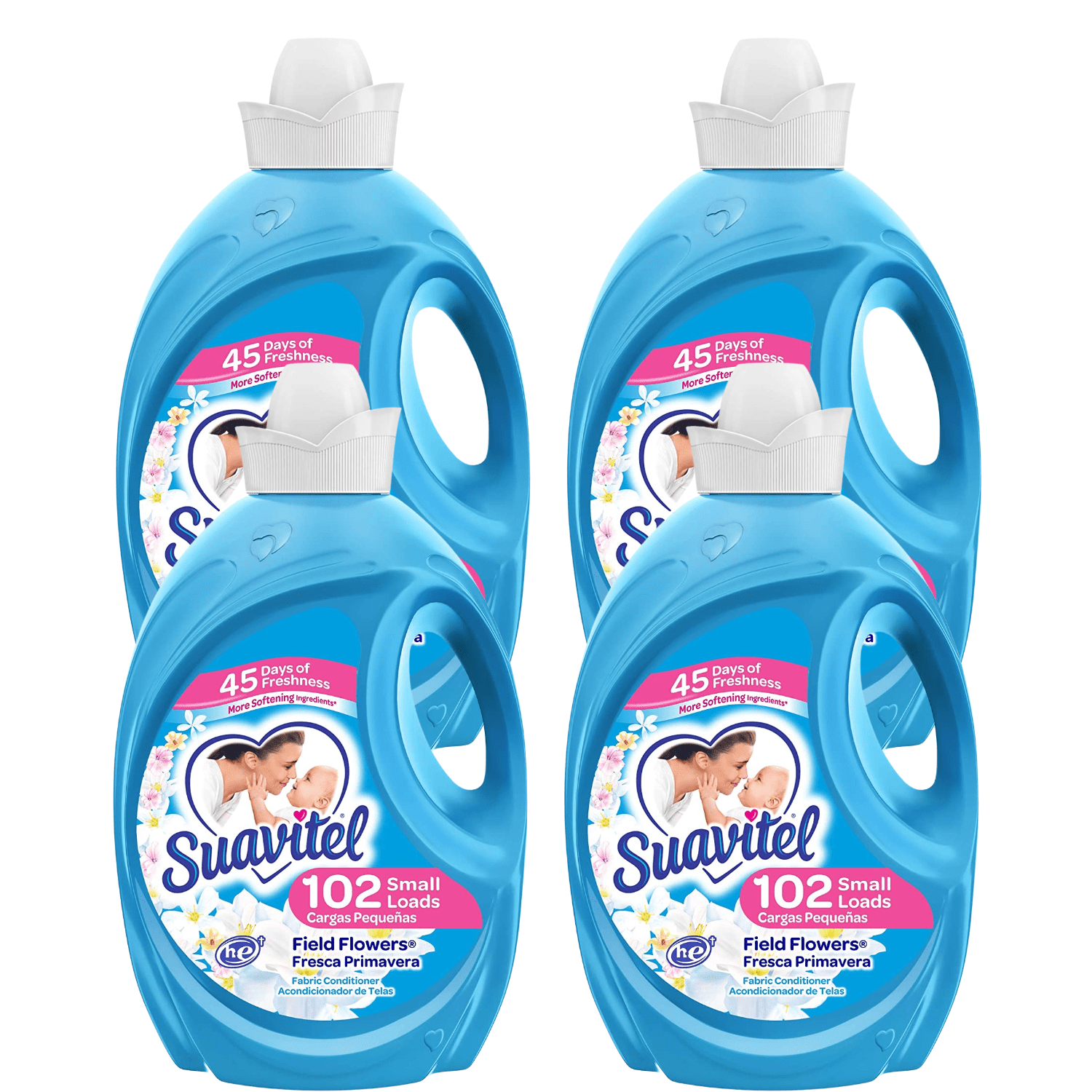 Suavitel Fabric Softener, Field Flowers, Advanced 3 in 1 Softening Care