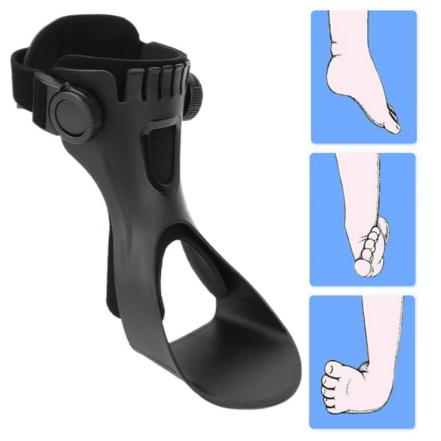 Ortesis de Pie Caído, órtesis de Pie Caído, Ortesis de Equilibrio Ligero, para Hemiplejia, Zapatos para Trazos, Caminar(L-Pie izquierdo) Saludable Octpeak NO