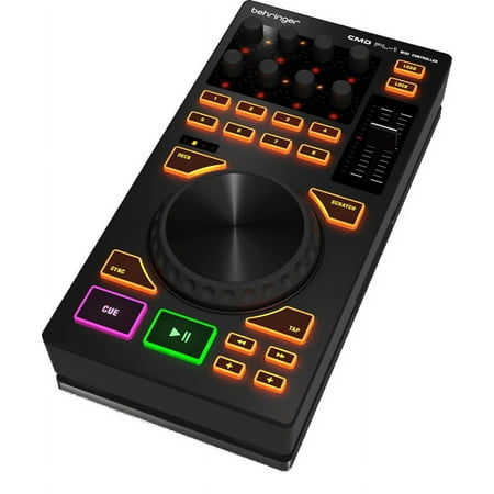 Behringer CMD PL-1 Deck-Based MIDI Module w/ 4" Touch-Sensitive Platter, Deck Switching & Effects Control