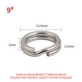 thumbnail image 1 of Lefu Acier Inoxydable Split Anneau Pêche Connecteur Double Split Snap Leurre Accessoires, 1 of 6