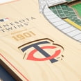 thumbnail image 2 of YouTheFan MLB Minnesota Twins 5 Layer Stadiumview Wall Art, 2 of 5
