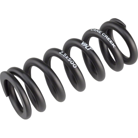 Cane Creek VALT Lightweight Steel Spring for Coil Shock 2.50 /63mm x 500lbs Blk price history on PriceWatchPro