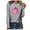 Gray, variant on Fesfesfes Women's O-Neck Printing Tops Breast Awareness Loose Casual Long Sleeve Sweatshirt Breast Cancer Tops Tops on