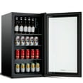 KUPPET 120Can Beverage Cooler and Refrigerator, Small Mini Fridge for