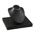 thumbnail image 2 of Soporte exhibición joyería cuero sintético, versátil, elegante y resistente, ideal para exhibir collares, para tiendas, tocadores, vitrinas, Negro, 2 of 8