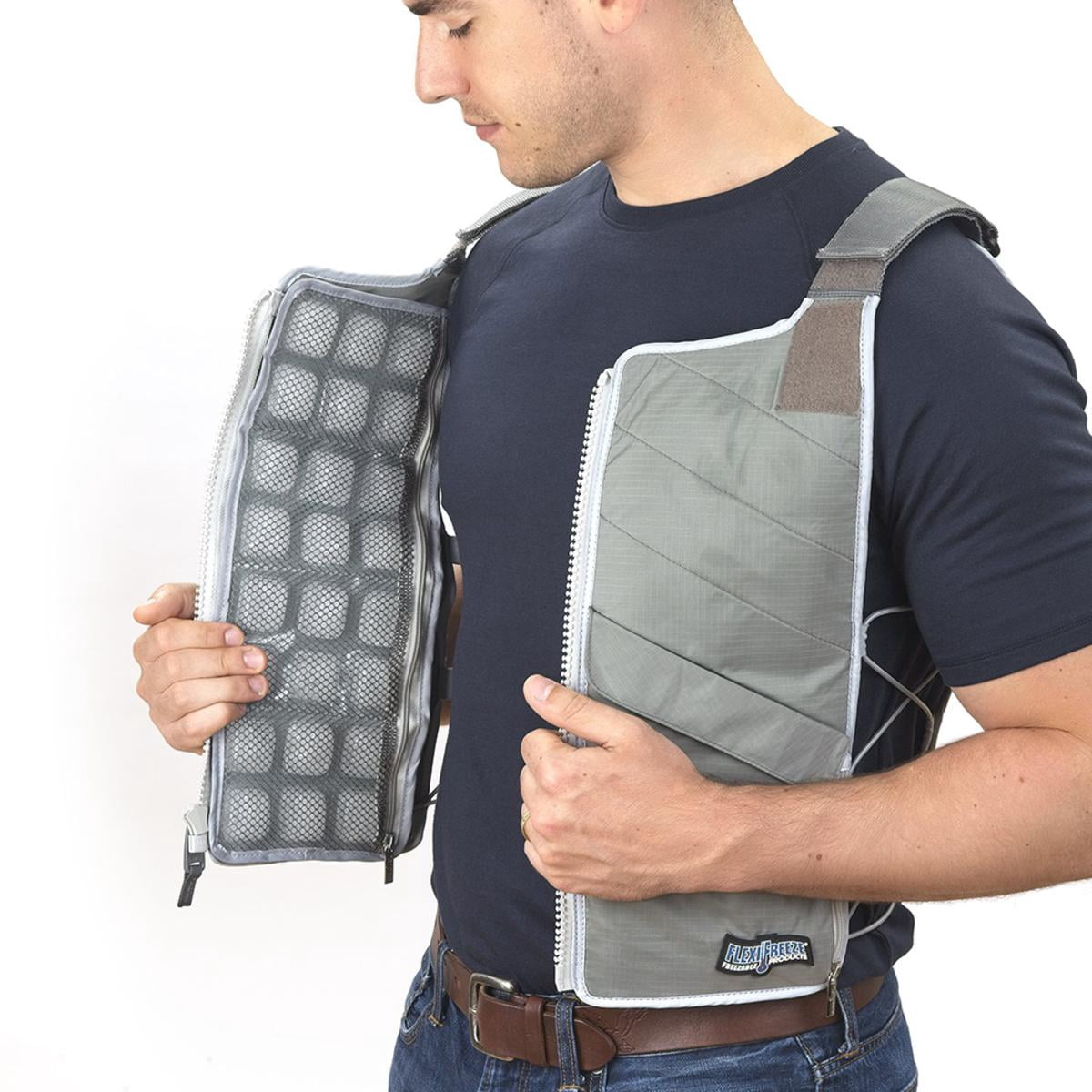 FlexiFreeze Professional Series Ice Vest - Charcoal