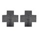 thumbnail image 1 of Women's Sparkling Crystal Pasties Breast Petals Crosses Shape Alloy Body Chain Raves Party Nipple Covers Body Jewelry color, 1 of 5