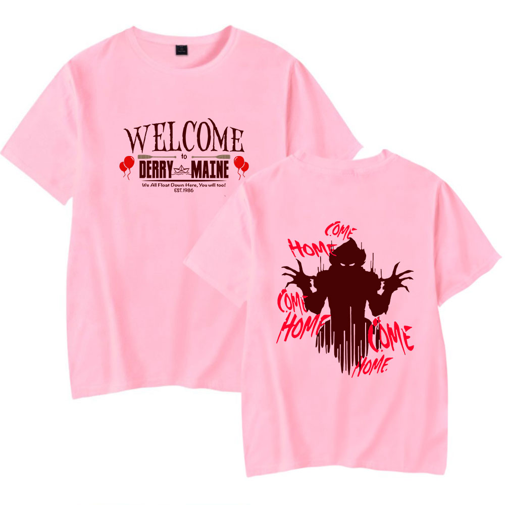 T-shirt Femme 'Welcome To Derry Always The Eyes' - Produit Officiel Warner Bros, Col V, Coupe Classique