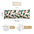 thumbnail image 2 of Naloa Cactuses Super Soft 20x60 Body Pillow Case,Long Side Hidden Zipper（PILLOWS ARE NOT INCLUDED）, 2 of 6