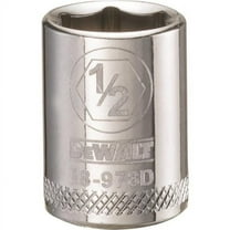 Stanley Tools 227877 0.5 in. 6 Point Socket - 0.37 in. Drive