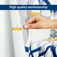 thumbnail image 4 of DriftAway Alexander Grommet Unlined Window Curtains Spiral Geo Trellis Pattern, 2 Panels, 52" x 96", Gray/Navy, 4 of 6