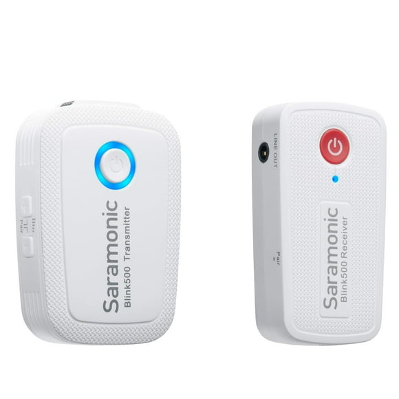 Sistema de micrófono Saramonic Ultracompact inalámbrico con clip de 2,4 GHz con LAV y receptor doble