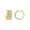 10K Yellow Gold, variant on FINE JEWELRY Sterling Silver Diamond Hoop Earrings (1/2 cttw, I2-I3 Clarity, I-J Color)
