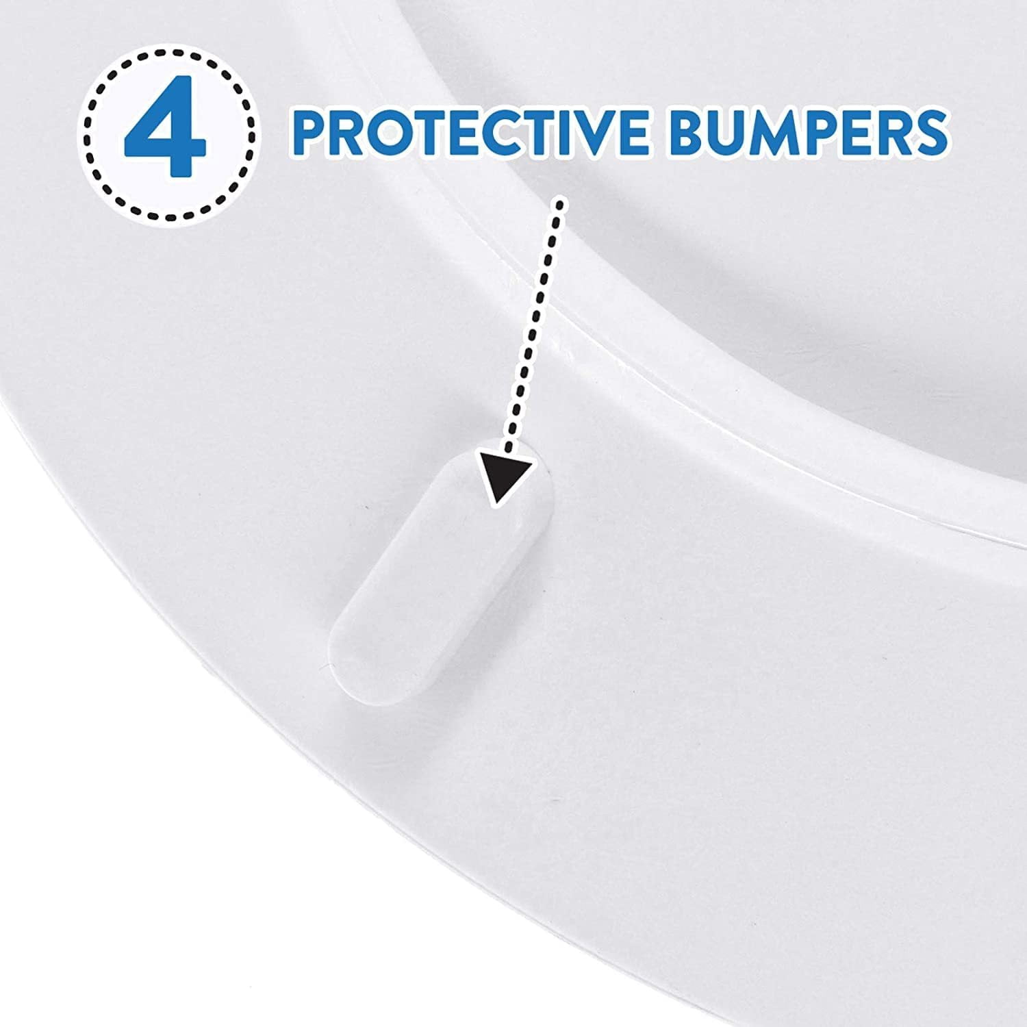 CintBllTer Elongated Toilet Seat With Easy Clean & Change Hinge (Wooden)
