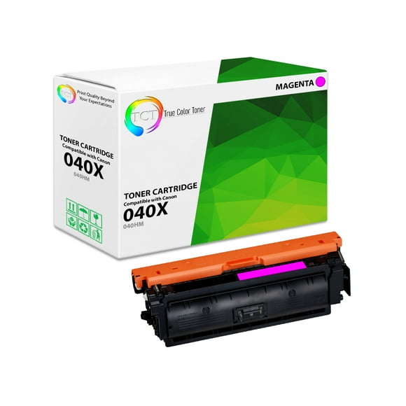 TCT 040X Magenta Toner Cartridge - Compatible Replacement for Canon 040H Magenta High Yield Works With Canon Color ImageClass LBP712CDN i-Sensys LBP710CX LBP712CX Printers (10,000 Pages)