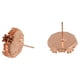 thumbnail image 3 of 10 Piezas de Cabujón de Pendiente de Engastado en Fabricación de Joyas de oro and rosa, 3 of 6