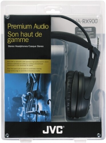 JVC Noise-Canceling On-Ear Headphones, Black, HARX900 - image 2 of 2