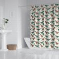 thumbnail image 2 of Beige Christmas Dinosaur Pattern Shower Curtain 72"x84" ,Bathroom Decorative Shower Curtains Set with 12 Hooks,Modern Waterproof Washable Shower Curtain, 2 of 6