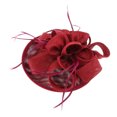 thumbnail image 2 of Sombreros de Cóctel Fascinator de Plumas Nupciales para Mujer Yinane, 2 of 8