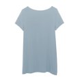 thumbnail image 3 of Women's Maternity Tops Shirts Short Sleeve Split Side Pregnancy Clothes, 3 of 6
