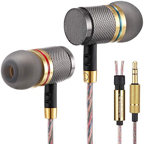 Betron YSM1000 Earbuds Wired Earbud Headphones Noise Isolating 3.5mm Earphones in Ear Deep Bass Balanced Treble and Mids Walmart