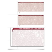 VersaCheck Personal Checks - Burgundy Classic - 250 Sheets, 750 checks Form 3001