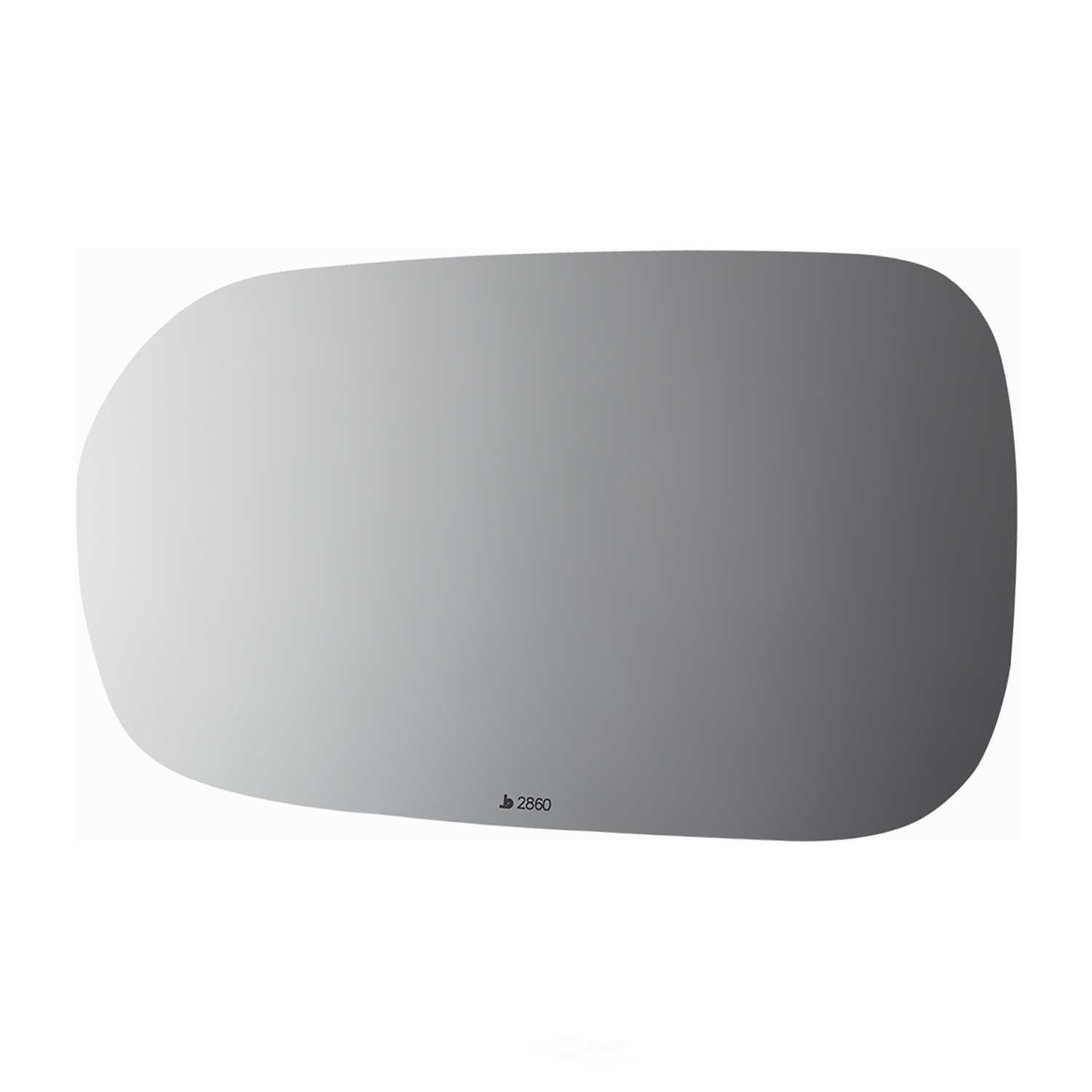 Burco Side View Mirror Replacement Glass - Clear Glass - 2860