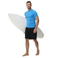 thumbnail image 4 of Weilanxin Men's UPF50+ Quick-Dry Rash Guard Shirt Surfing, Running, Water Sports, Reflective Safety Design, 4 of 10